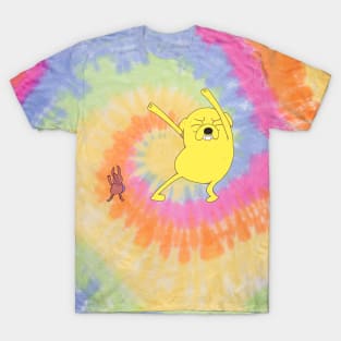 Adventure Time - Jake Dancing With Bug T-Shirt